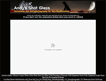 Tablet Screenshot of andysshotglass.com